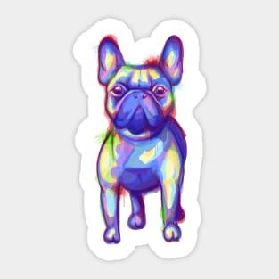 Watercolour French Bulldog Sticker